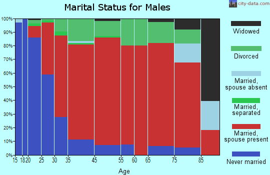 Albion marital status for males