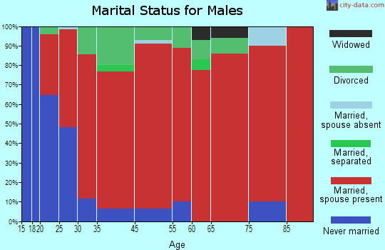 Alton marital status for males