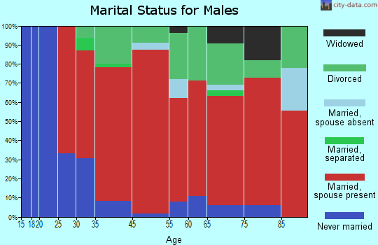 Appleton marital status for males