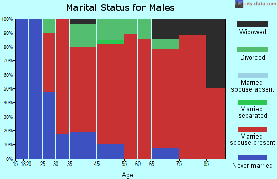 Bridgewater marital status for males