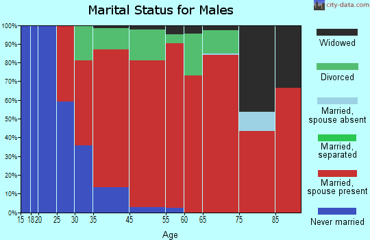 Castine marital status for males