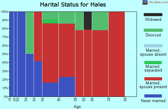 Cornish marital status for males