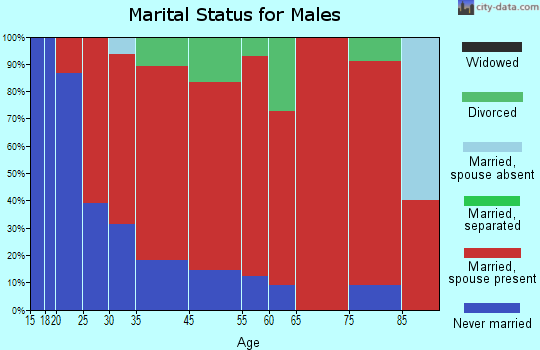 Dresden marital status for males