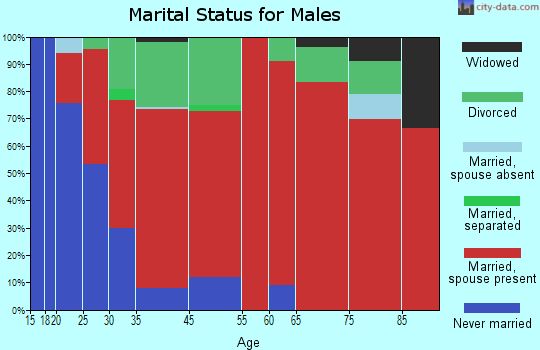 Hiram marital status for males