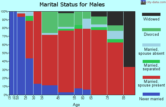 Kenduskeag marital status for males