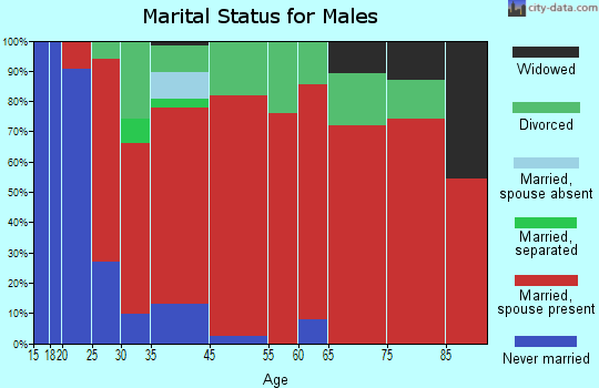Monticello marital status for males
