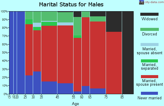 Moscow marital status for males