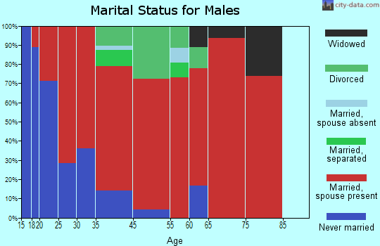Naples marital status for males