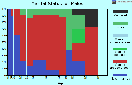 New Sharon marital status for males