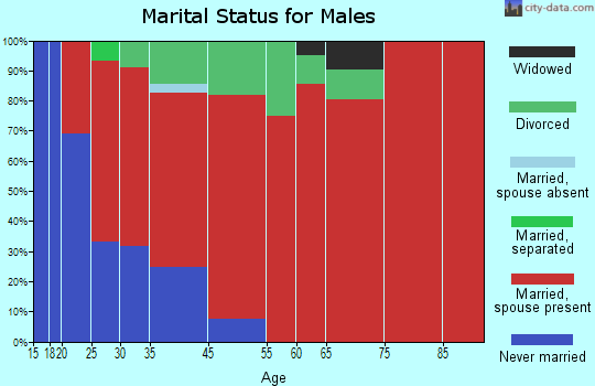 Smithfield marital status for males
