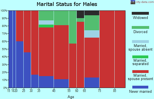 South Berwick marital status for males