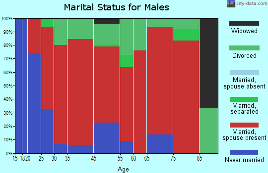 South Thomaston marital status for males
