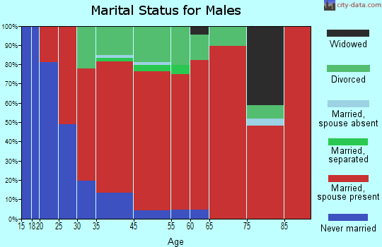 Stoneham marital status for males