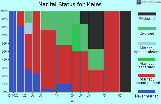 Topsfield marital status for males
