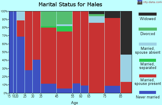 Veazie marital status for males