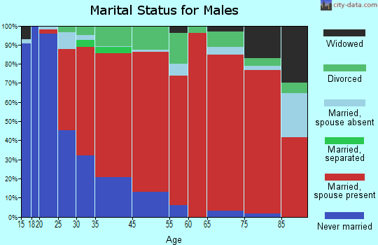 Acton marital status for males