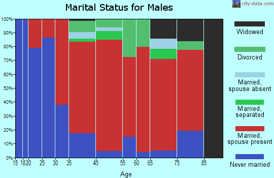 Boxborough marital status for males