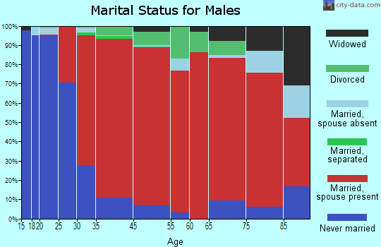Chester marital status for males
