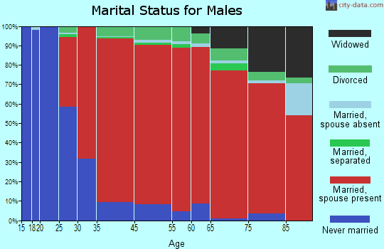 Dudley marital status for males
