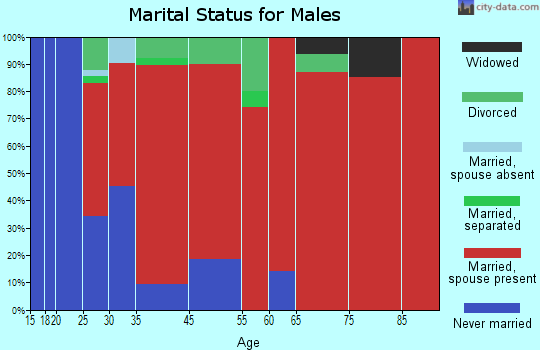Grafton marital status for males