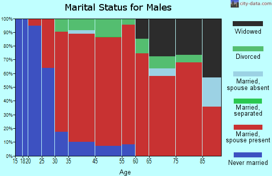 Hubbardston marital status for males