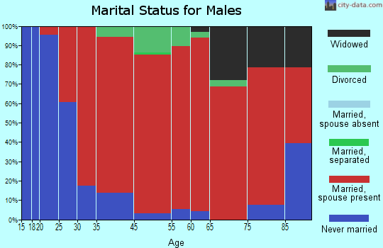 Lakeville marital status for males