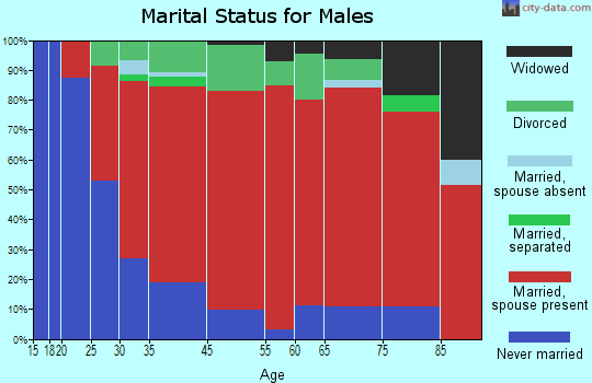 Lincoln marital status for males