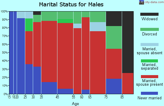 Ludlow marital status for males