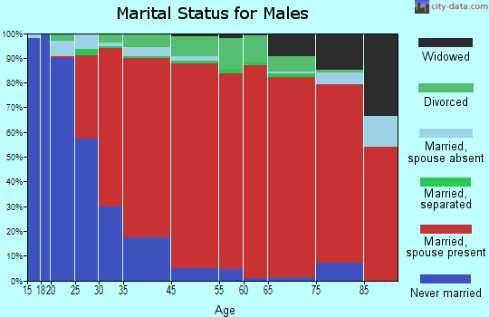 Newbury marital status for males