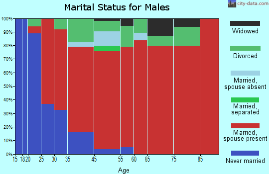Acworth marital status for males