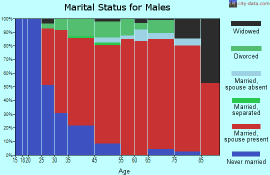 Bridgewater marital status for males