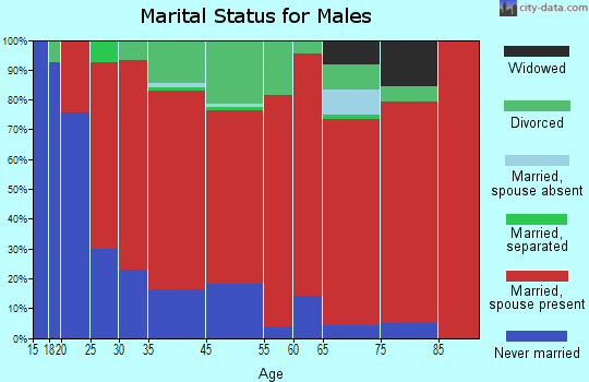 Brookline marital status for males