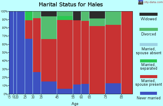 Dorchester marital status for males