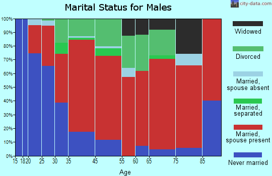 Francestown marital status for males
