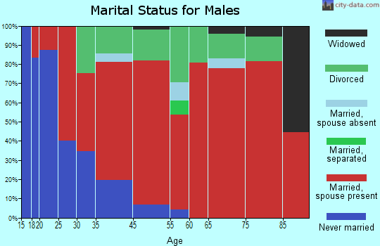 Gilmanton marital status for males