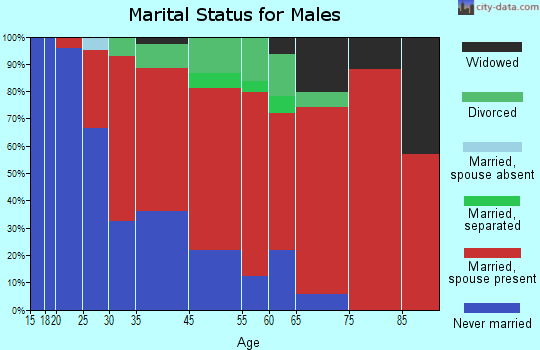 Harrisville marital status for males
