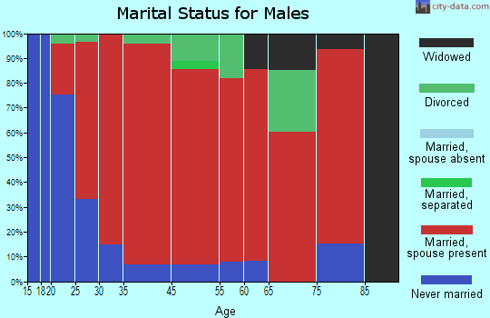 Milan marital status for males