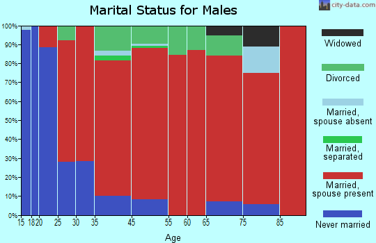New Hampton marital status for males