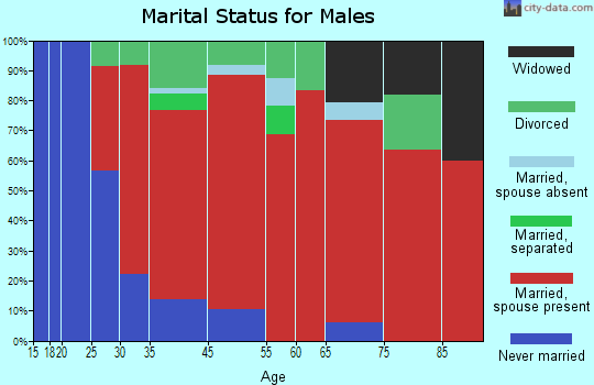Northfield marital status for males