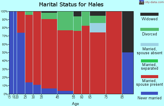 Ossipee marital status for males