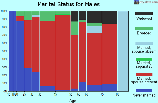 Salisbury marital status for males