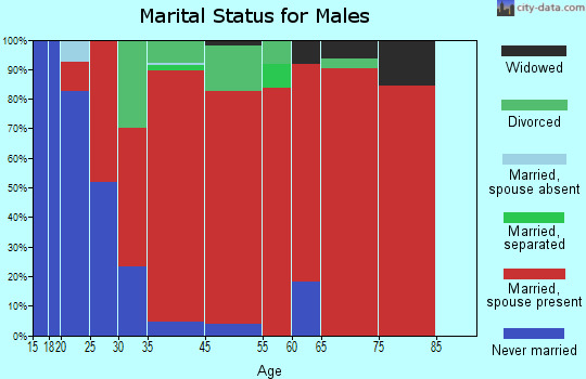 Zuni marital status for males