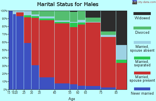 Albion marital status for males