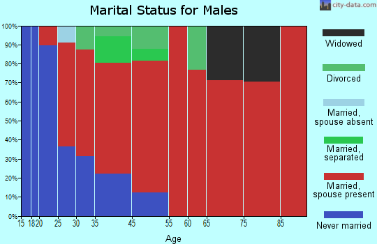 Ancram marital status for males
