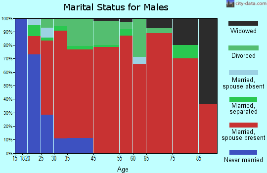 Annsville marital status for males