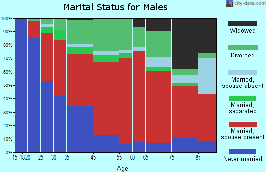 Barre marital status for males