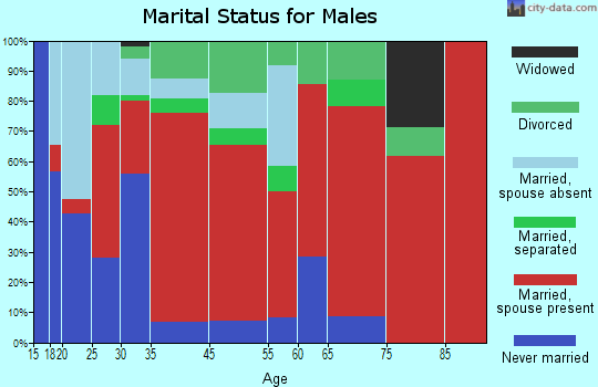 Bethany marital status for males