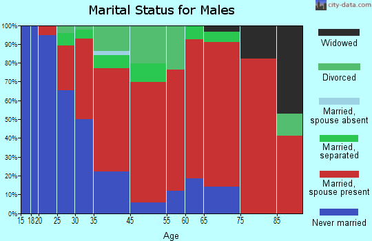 Cicero marital status for males