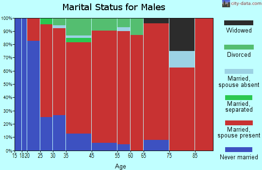 Clay marital status for males