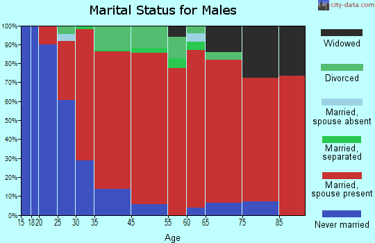 Dover marital status for males